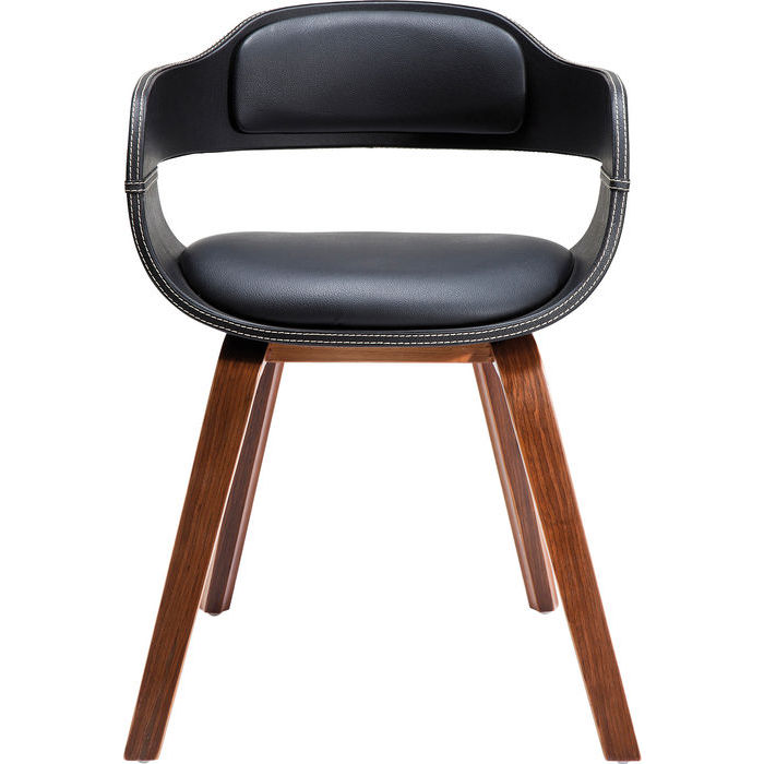 KARE DESIGN Costa Walnut stol med armstöd,