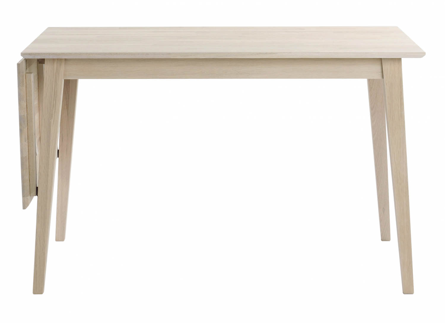ROWICO Filippa Matbord - Vitoljad Ek med Klaff (80 x 120 + 45 cm)
