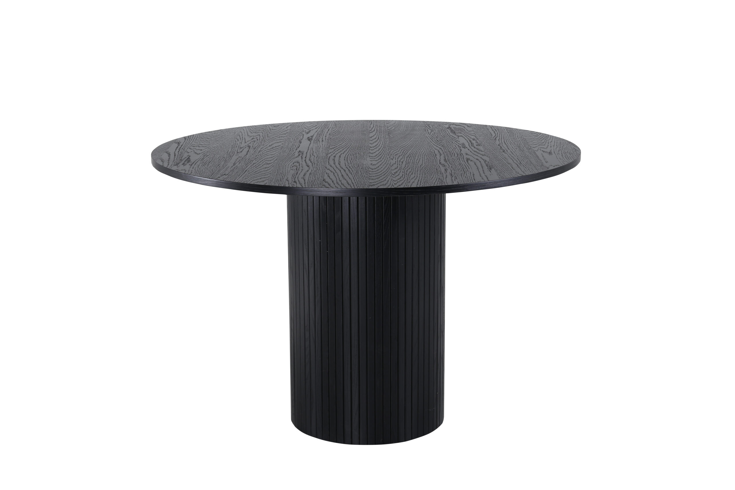 VENTURE DESIGN Bianca matbord, runt - svart faner (Ø110)