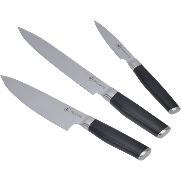 Brusletto Knivset 3 delar, svart