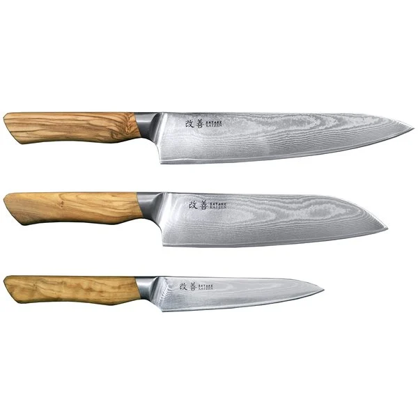 Satake Kaizen knivset, 3 delar
